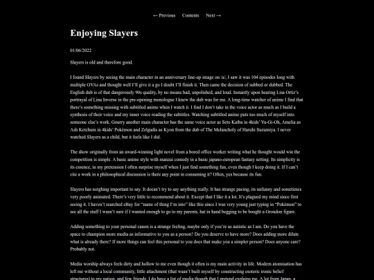 writing/slayers screenshot