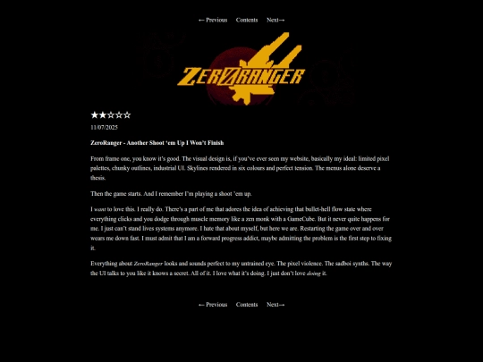 zeroranger screenshot
