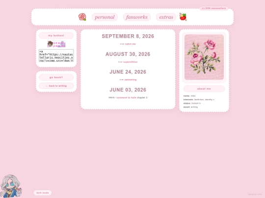 writing/updates screenshot