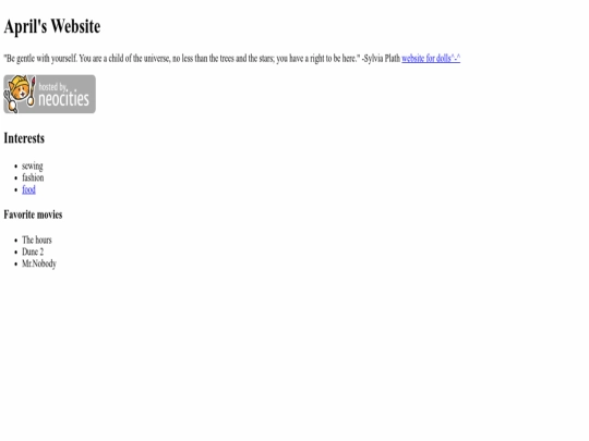 index screenshot