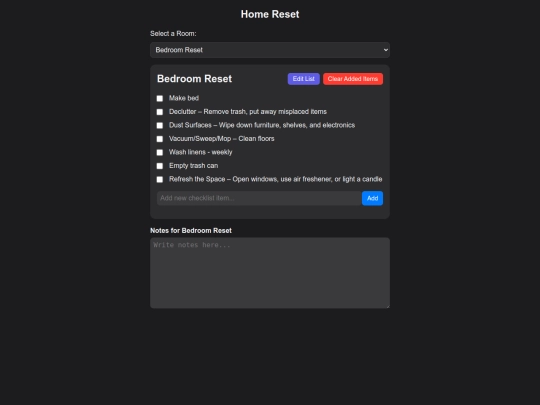 homereset screenshot