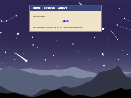 testpost screenshot