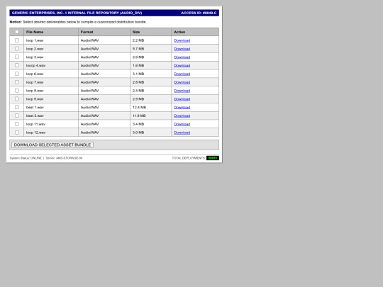 index screenshot