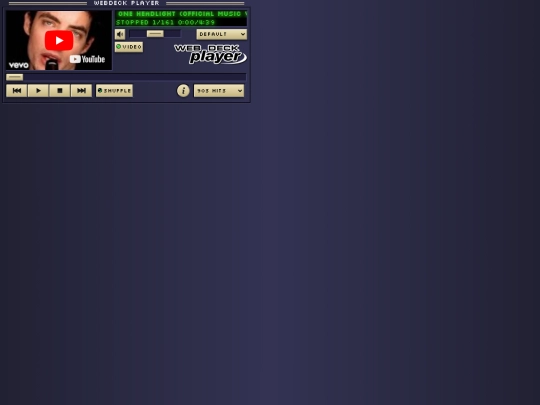 webdeck player screenshot
