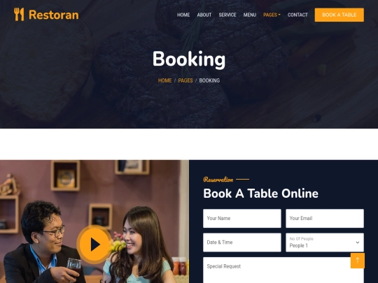 booking screenshot