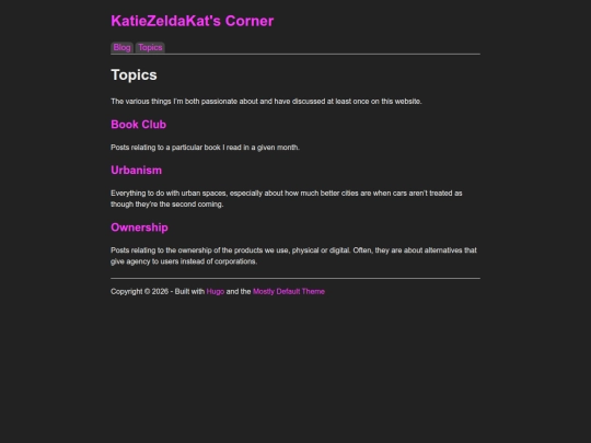topics screenshot