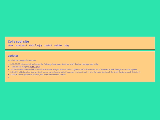 updates screenshot