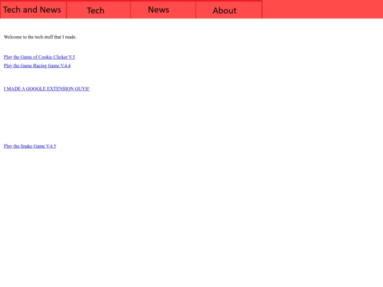 techpage screenshot