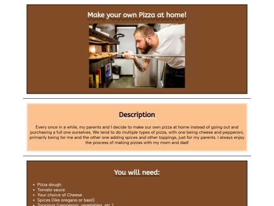 htmlClass/pizza screenshot