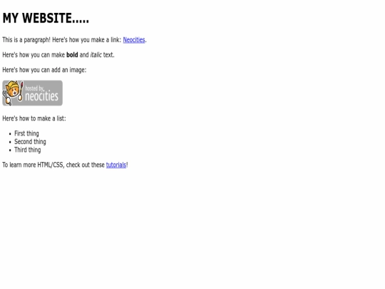 index screenshot