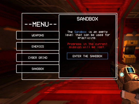 sandbox screenshot