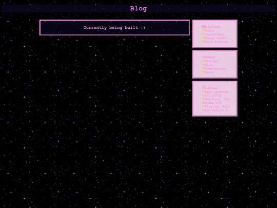 blog screenshot