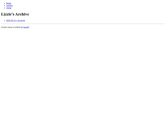 blog/archive screenshot