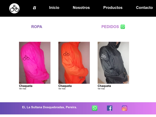 productosropa screenshot