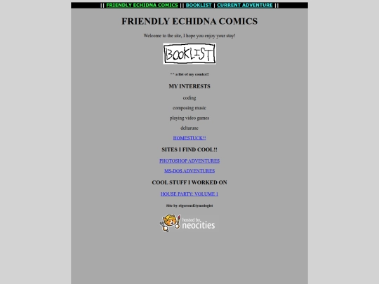 index screenshot
