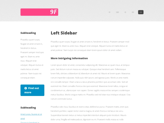 9F/left-sidebar screenshot