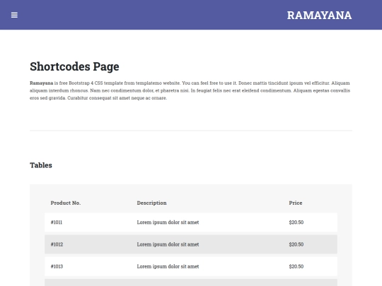 Tan-Tan-travel-diary/shortcodes screenshot