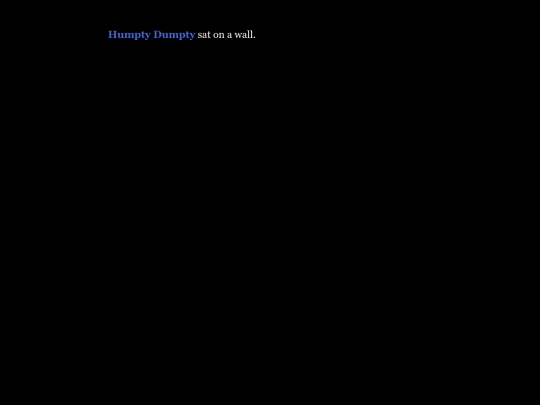 Humpty Dumpty  screenshot