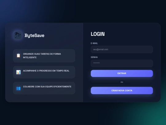 login screenshot