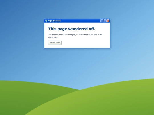 not_found screenshot