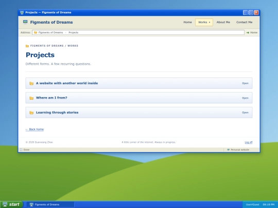 projects screenshot
