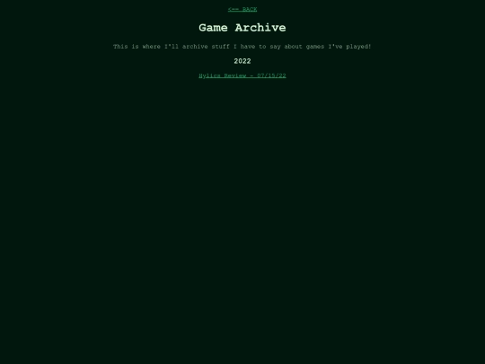 gameArch screenshot