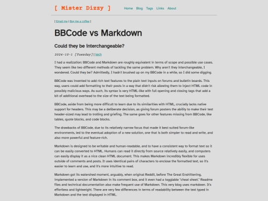 blog/bbcode-markdown screenshot