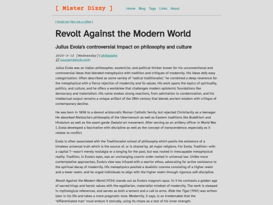 blog/evola screenshot