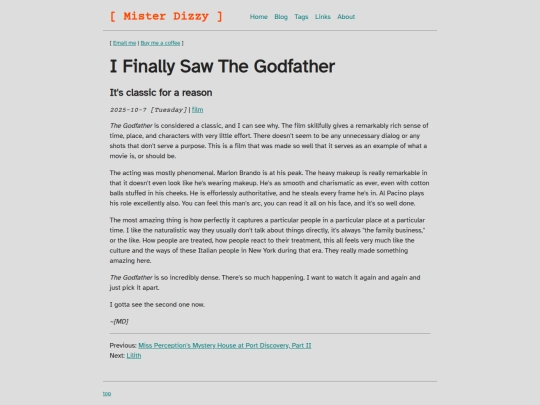 blog/godfather screenshot
