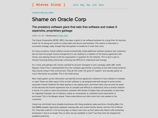 blog/oracle screenshot