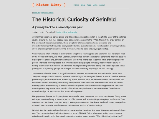 blog/seinfeld screenshot