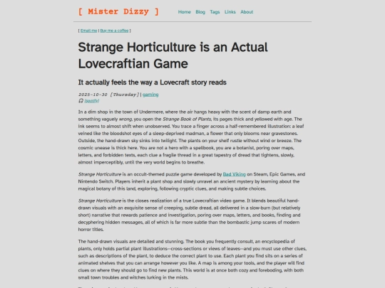 blog/strange-horticulture screenshot