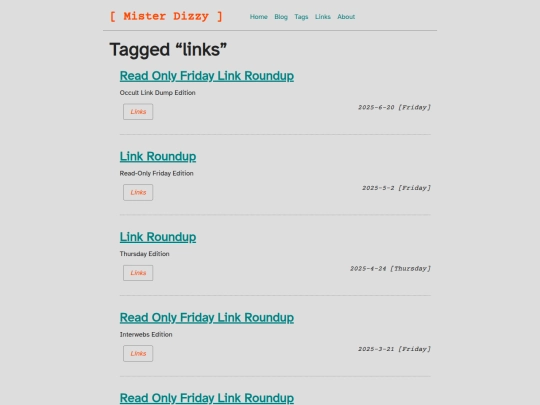 tags/links screenshot