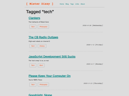 tags/tech screenshot