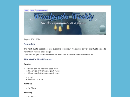 Windpaths-Weekly/August-25-2024 screenshot
