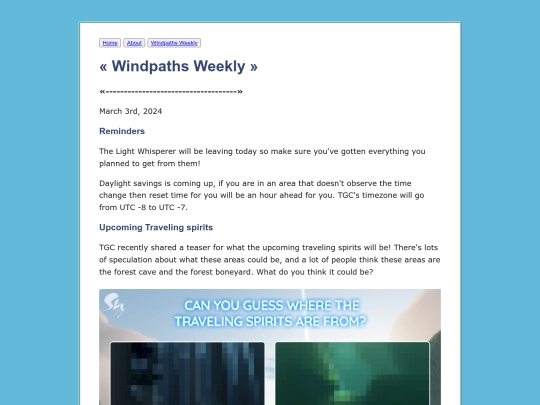 Windpaths-Weekly/March-3rd-2024 screenshot