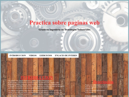 Paginaweb screenshot