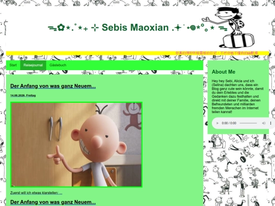 Reisejournal screenshot