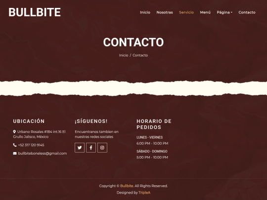 contacto screenshot
