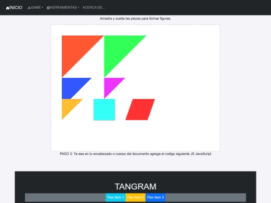 sitio web /pag/TANGRAM screenshot