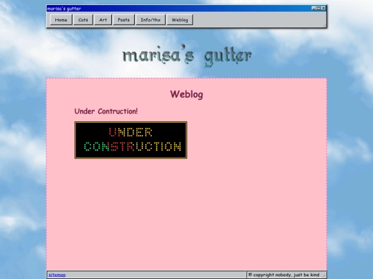blog screenshot
