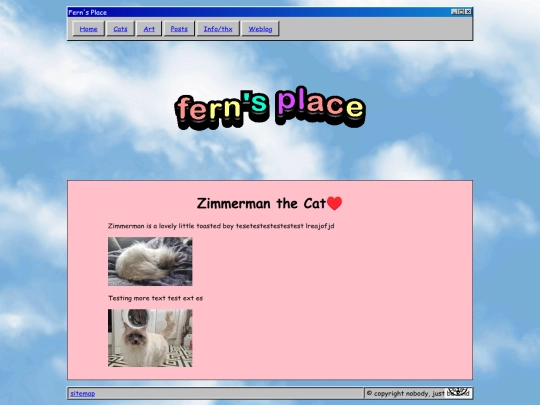 cats/zimmerman screenshot
