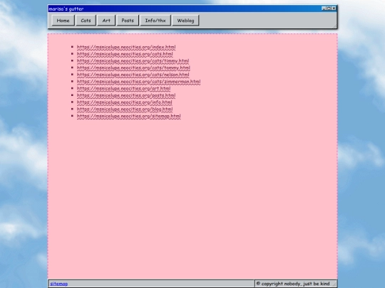 sitemap screenshot