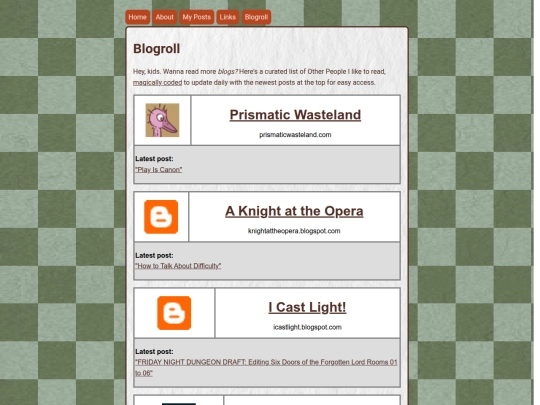 info/blogroll screenshot