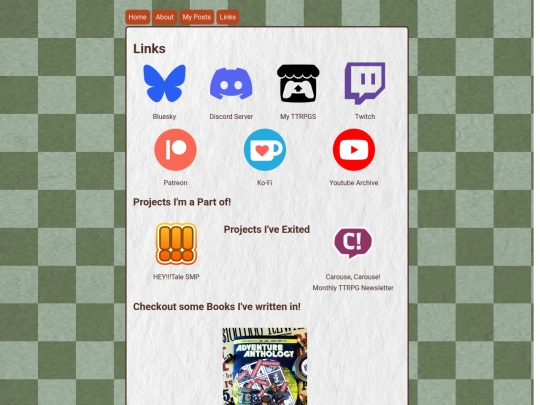 info/links screenshot