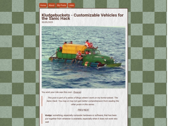 posts/kludgebuckets-customizable-vehicles-for-the-sanic-hack screenshot