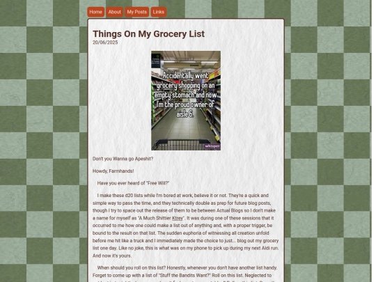 posts/things-on-my-grocery-list screenshot