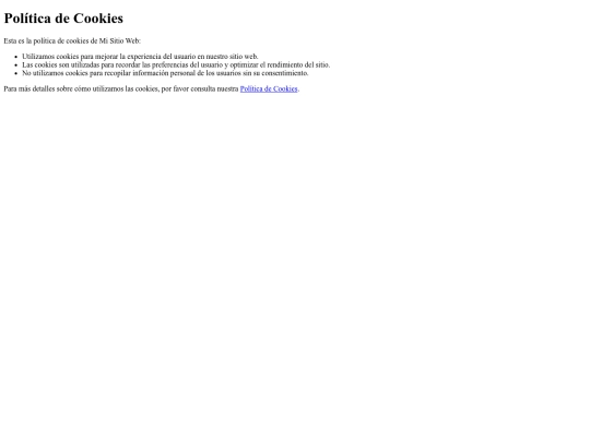 poltica-cookies-samipili screenshot