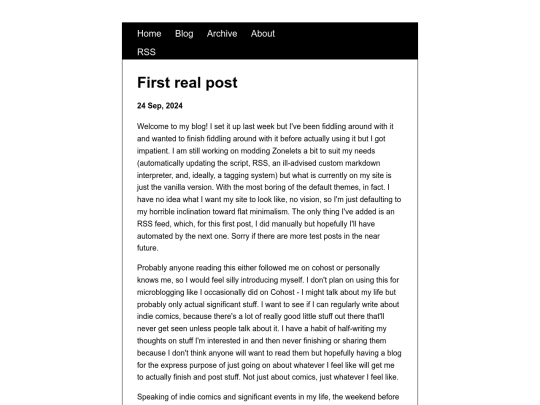 blog/posts/2024-09-24-First-real-post screenshot