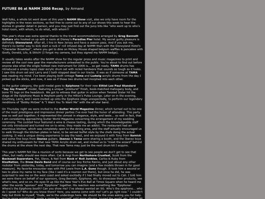 namm2006 screenshot